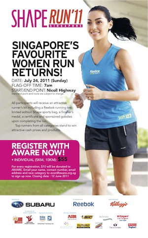 Shape Run 2011.AWARE | AWARE Singapore