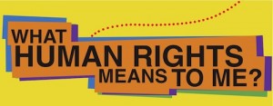 Creative writing contest: What does human rights mean to you?